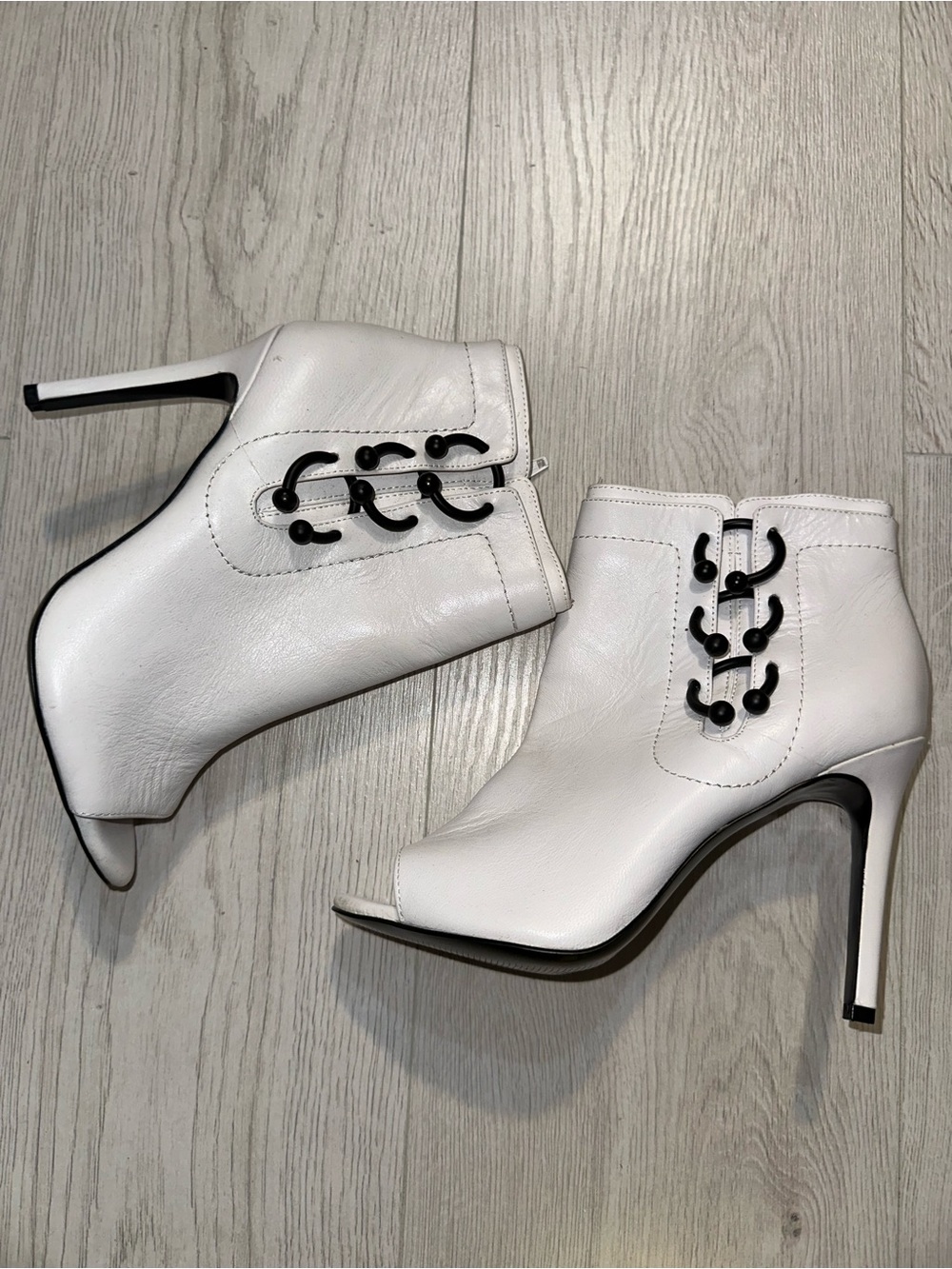 New katy perry open toe bootie heels